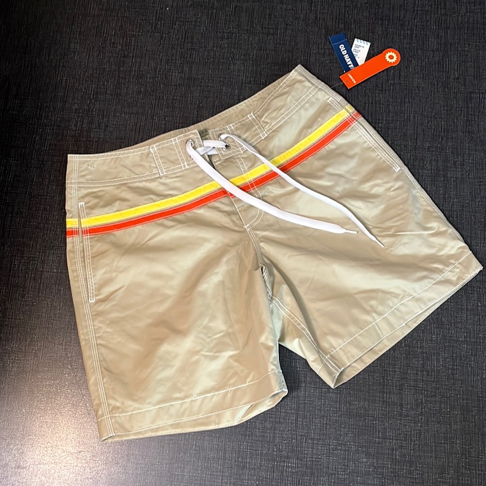 7” inseam broad shorts size S for swim or gym